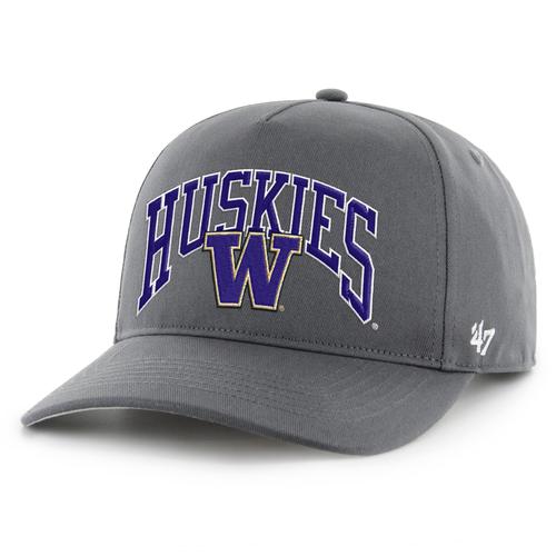 Herren '47 Charcoal Washington Huskies Classic Hitch verstellbare Mütze