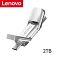 OEM Lenovo 2TB USB 3.1 + USB-C High-Speed Dual-Port Portable Solid State Flash Drive for Android Smartphones Smart TVs Computers MacBooks Tablets PC