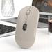 WLAGOOD Clearanceï¼�Wireless Mouse Charge Display Rechargeable Low Latency Mute Mouse Dual Mode Bluetooth Mouse Minimalistic Design Stylish Office Mouse