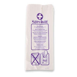 1000x Hygienebeutel aus Recyclingpapier weiß Image