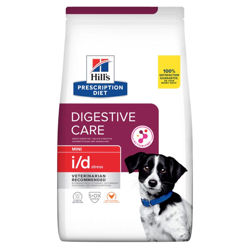 Hill's Prescription Diet Canine Digestive Care I/D Stress for Mini Dogs 3 kg Pellets Image