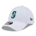 Men's New Era White Seattle Mariners Evergreen 39THIRTY Flex Hat
