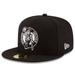 Men's New Era Black Boston Celtics & White Logo 59FIFTY Fitted Hat