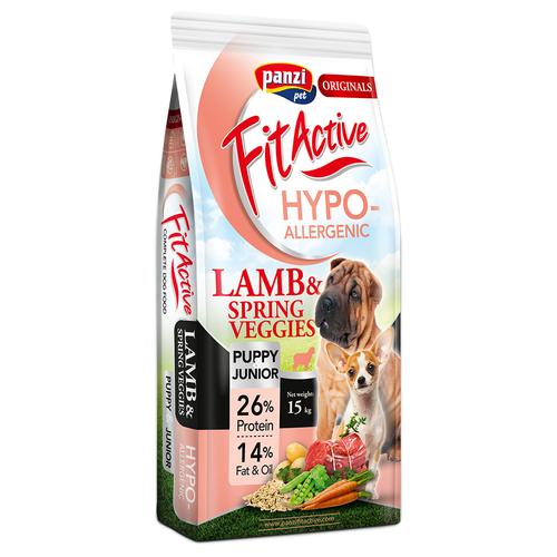 2x 15kg FitActive Originals Puppy Hypoallergenic Lamm Hundefutter trocken