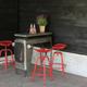 Chaise de tracteur de bar Rouge - Esschert Design