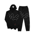 High Roller Hood Track Suit - S / BLACK Money Clothing