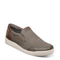 Nunn Bush Kore City Walk Canvas Moc Toe Slip-On - Mens 11.5 Grey Slip On Medium