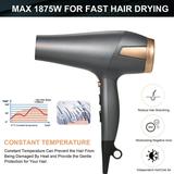 Pretfy Hairdryers Ionic Hair Diffuser Ashn 3 Heat Fast Care 1875w 2 Speeds 3 Hair Care Hair Dryer With Diffuser 1875w 2 Ashn Ionic Care Dryer Professional 2500w Ashn Dryer Professional 2 Heat Hair