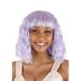 Women s Light Purple Wavy Wig