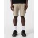 Fred Perry Men's Taped Sweat Shorts - Warm Grey Brick - Size: 33/32/32