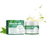 Green Tea Cleansing Mud Mask Stick - Natural Moisturizing Rejuvenating Essence Moisturizing Green Tea Mud Mask Green Tea Mask Stick Blackhead Remover