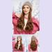 FSTDelivery Beauty&Personal Care on Clearance! Hat Wig Women In One Fall And Winter 2024 New Fashion Knitted Hat Gradient Long Curly Hair All-matching Wig Hat Holiday Gifts for Women