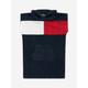 Tommy Hilfiger Kids Poncho Towel In Navy 8 - 10 Yrs Blue