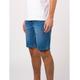 Luke 1977 Mens Short Edward Mid Blue Wash Denim Shorts in - Size 38 (Waist)