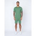 Luke 1977 Mens Trous Short Tracksuit Set in Green - Size Small