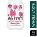 Whole Earth Organic Sparkling Cranberry 24x330ml