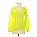 Polo by Ralph Lauren Cashmere Pullover Sweater: Yellow Sweaters & Sweatshirts - Women's Size Medium