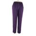 Alfred Dunner Dress Pants - High Rise: Purple Bottoms - Women's Size 14