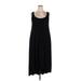 Torrid Casual Dress - A-Line Scoop Neck Sleeveless: Black Solid Dresses - Women's Size 2X Plus