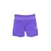 Nike Athletic Shorts: Purple Solid Activewear - Women's Size Large