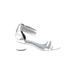 Rebecca Minkoff Heels: Silver Shoes - Women's Size 7 - Almond Toe