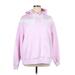 Nike Pullover Hoodie: Pink Solid Tops - Women's Size 1X
