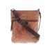 ellington Leather Crossbody Bag: Brown Solid Bags