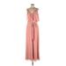 Jenny Packham Cocktail Dress - Maxi: Pink Dresses - Women's Size 12