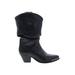 Dingo Boots: Black Print Shoes - Women's Size 9 - Almond Toe