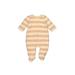 Baby Gap Long Sleeve Outfit: Gold Print Bottoms - Size 0-3 Month