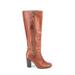 Coach Boots: Brown Solid Shoes - Women's Size 7 1/2 - Almond Toe