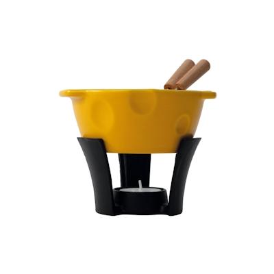 Boska Fondue-Set Mini Cheesy / Für Käsefondue und Soße / 300 ml / Spülmaschinenfester Fonduetopf