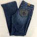 Disney Jeans | Disney Parks Walt Disney World Mickey Mouse Bootcut Embroidered Jeans Size 8 | Color: Blue | Size: 8