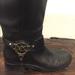 Michael Kors Shoes | Michael Kors Riding Boots | Color: Black/Brown | Size: 6