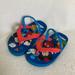 Disney Shoes | Disney Mickey Mouse Toddler Boys Flip Flops Size 9/10 | Color: Blue/Red | Size: 9b