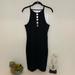 Victoria's Secret Dresses | Nwt Victoria Secret Sport Black Ribbed Dress | Color: Black | Size: M