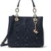 Michael Kors Bags | Nwt Cynthia Small Floral Embroidered Leather Satchel | Color: Blue/Gold | Size: Os