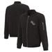 Men's JH Design Black Florida State Seminoles Nylon Full-Zip Bomber Jacket