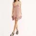 Free People Dresses | Nwt Free People Adella Slip Mini Dress Boho Crochet Rose Msrp $88 | Color: Pink | Size: Various