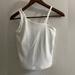 Athleta Shirts & Tops | Athleta Girl Tank Top Sleeveless White One Shoulder Shirt Sz 12 | Color: White | Size: 12g