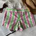 Lilly Pulitzer Shorts | Lilly Pulitzer Callahan Shorts Women Size 0 Seersucker Hotty | Color: Green/Pink | Size: 0