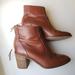 Madewell Shoes | Like New Madewell Caramel Leather Ankle Booties | Color: Brown | Size: 7.5