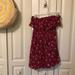 American Eagle Outfitters Dresses | Off The Shoulder Red Dress | Color: Red | Size: S