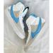 Nike Shoes | 7 Women's Nike Blazer White Blue Blazer Mid 77 Se Sneakers Dh8640-104 | Color: White | Size: 7