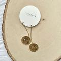 Free People Jewelry | Nwt Free People X Serefina Disk Threader Earring Gold | Color: Gold | Size: Os