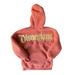 Disney Tops | Disney Sherpa Spirit Jersey Hoodie Size Small New | Color: Orange/Pink | Size: S