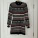 Free People Dresses | Free People Sweater Dress | Color: Black/Red/White | Size: Xs