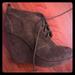 Jessica Simpson Shoes | Jessica Simpson Wedge Bootie | Color: Gray | Size: 8