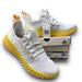 Adidas Shoes | Adidas Womens Kaptir Flow Womens Running Shoes Size 8.5 White Yellow | Color: White/Yellow | Size: 8.5