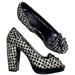 Coach Shoes | Coach Block Heels Shoes Women’s Size 6.5 B Wordmark Logo Black White Platform | Color: Black/White | Size: 6.5